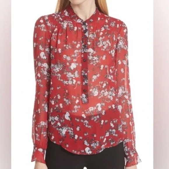 EUC Rag & Bone 100% Silk Top(size medium) - Picture 3 of 9